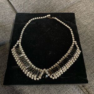 Elegant Black and Silver Women's Necklace